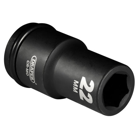 DRAPER Expert 22mm 3/4in. Square Drive Hi-Torq ; 6 Point Deep Impact Socket: Model No.419D-MM