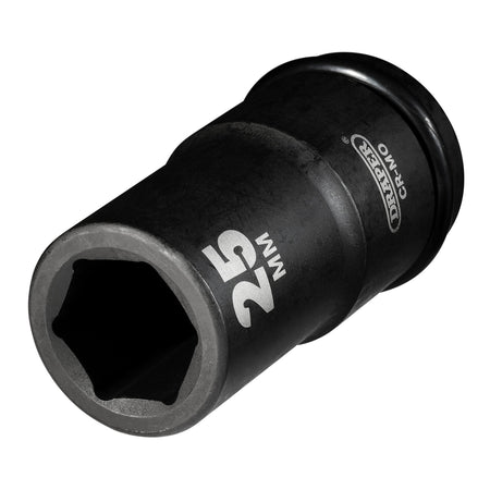 DRAPER Expert 25mm 3/4in. Square Drive Hi-Torq ; 6 Point Deep Impact Socket: Model No.419D-MM