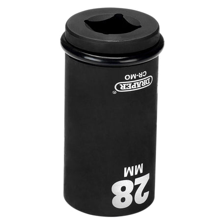 DRAPER Expert 28mm 3/4in. Square Drive Hi-Torq ; 6 Point Deep Impact Socket: Model No.419D-MM