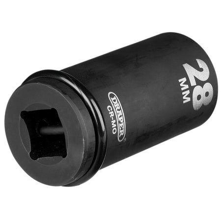 DRAPER Expert 28mm 3/4in. Square Drive Hi-Torq ; 6 Point Deep Impact Socket: Model No.419D-MM
