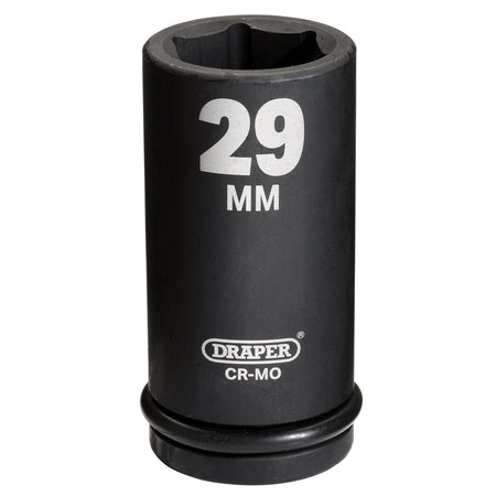 DRAPER Expert 29mm 3/4in. Square Drive Hi-Torq ; 6 Point Deep Impact Socket: Model No.419D-MM