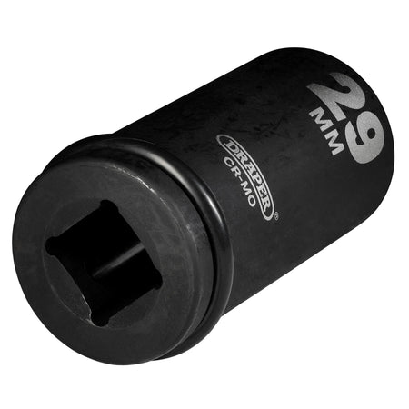 DRAPER Expert 29mm 3/4in. Square Drive Hi-Torq ; 6 Point Deep Impact Socket: Model No.419D-MM