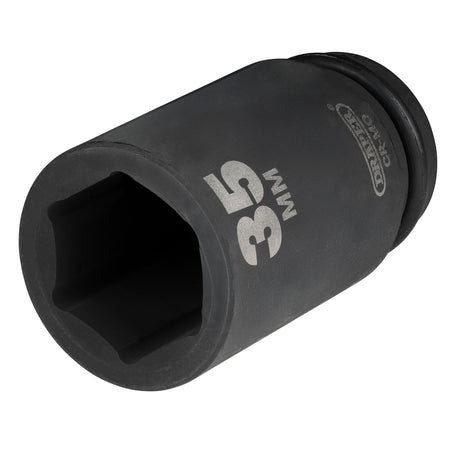 DRAPER Expert 35mm 3/4in. Square Drive Hi-Torq ; 6 Point Deep Impact Socket: Model No.419D-MM