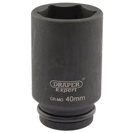 DRAPER Expert 40mm 3/4in. Square Drive Hi-Torq ; 6 Point Deep Impact Socket: Model No.419D-MM