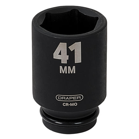 DRAPER Expert 41mm 3/4in. Square Drive Hi-Torq ; 6 Point Deep Impact Socket: Model No.419D-MM