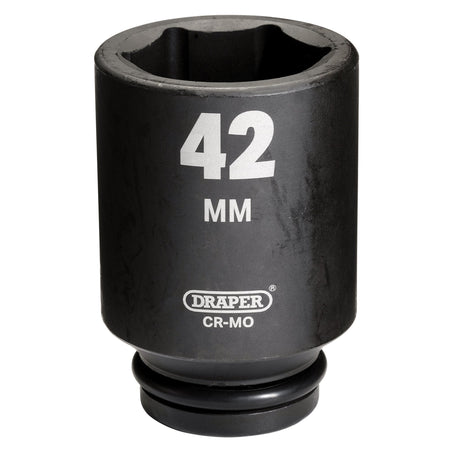 DRAPER Expert 42mm 3/4in. Square Drive Hi-Torq ; 6 Point Deep Impact Socket: Model No.419D-MM
