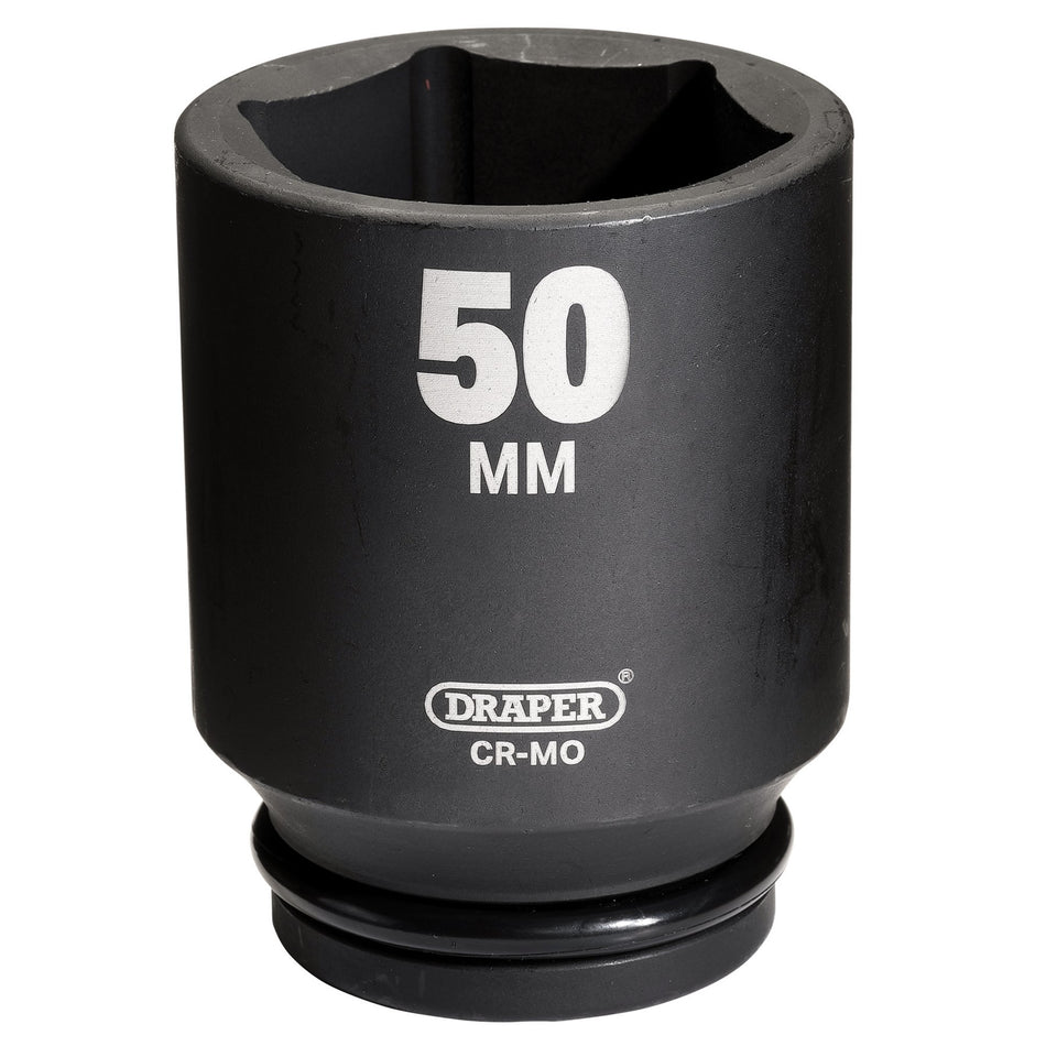 DRAPER Expert 50mm 3/4in. Square Drive Hi-Torq ; 6 Point Deep Impact Socket: Model No.419D-MM