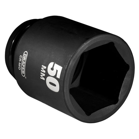 DRAPER Expert 50mm 3/4in. Square Drive Hi-Torq ; 6 Point Deep Impact Socket: Model No.419D-MM