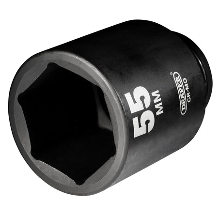 DRAPER Expert 55mm 3/4in. Square Drive Hi-Torq ; 6 Point Deep Impact Socket: Model No.419D-MM