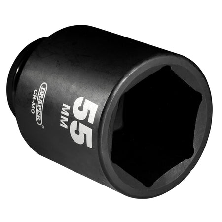 DRAPER Expert 55mm 3/4in. Square Drive Hi-Torq ; 6 Point Deep Impact Socket: Model No.419D-MM