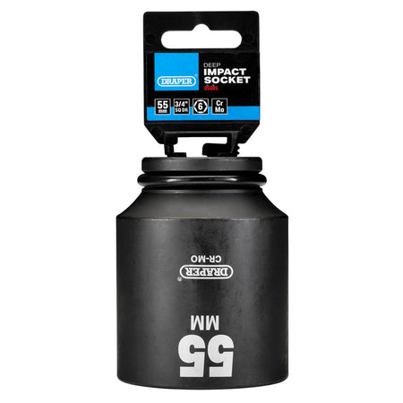 DRAPER Expert 55mm 3/4in. Square Drive Hi-Torq ; 6 Point Deep Impact Socket: Model No.419D-MM
