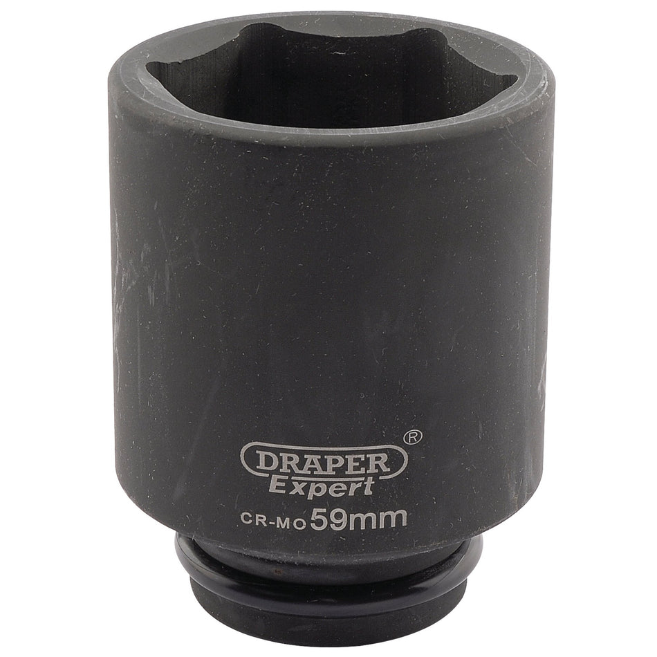 DRAPER Expert 59mm 3/4in. Square Drive Hi-Torq ; 6 Point Deep Impact Socket: Model No.419D-MM