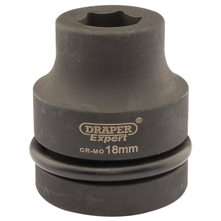 DRAPER Expert 18mm 1in. Square Drive Hi-Torq ; 6 Point Impact Socket: Model No.425-MM