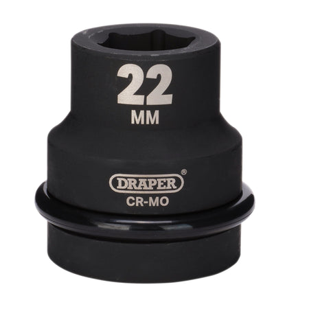 DRAPER Expert 22mm 1in. Square Drive Hi-Torq ; 6 Point Impact Socket: Model No.425-MM
