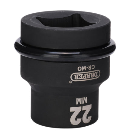 DRAPER Expert 22mm 1in. Square Drive Hi-Torq ; 6 Point Impact Socket: Model No.425-MM