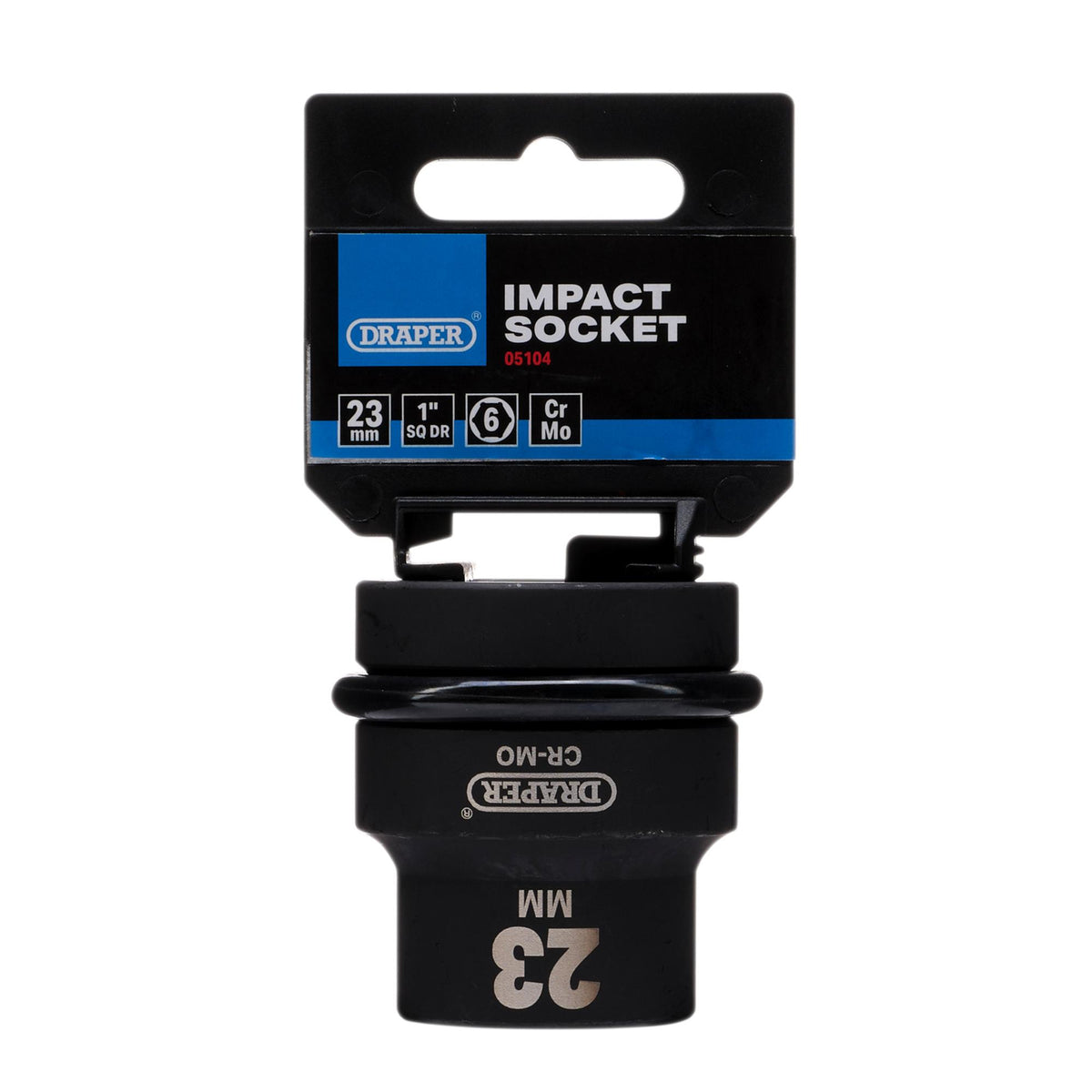 DRAPER Expert 23mm 1in. Square Drive Hi-Torq ; 6 Point Impact Socket: Model No.425-MM