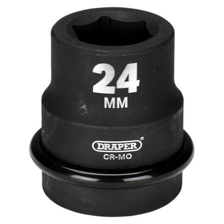 DRAPER Expert 24mm 1in. Square Drive Hi-Torq ; 6 Point Impact Socket: Model No.425-MM