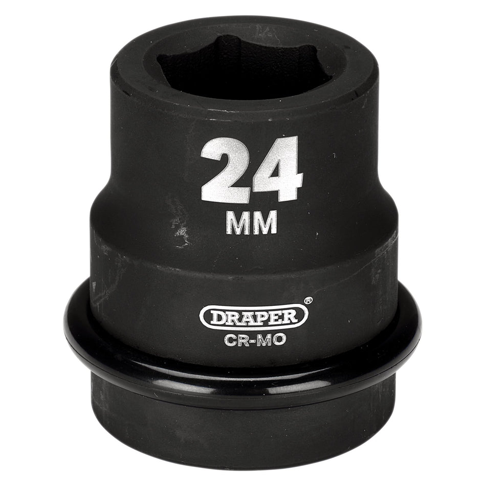 DRAPER Expert 24mm 1in. Square Drive Hi-Torq ; 6 Point Impact Socket: Model No.425-MM