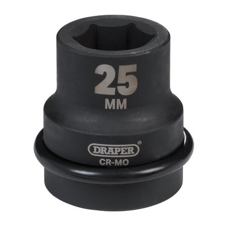 DRAPER Expert 25mm 1in. Square Drive Hi-Torq ; 6 Point Impact Socket: Model No.425-MM