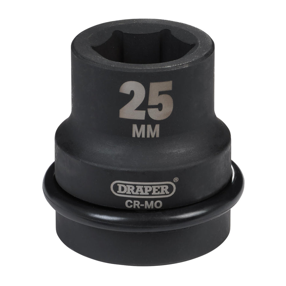 DRAPER Expert 25mm 1in. Square Drive Hi-Torq ; 6 Point Impact Socket: Model No.425-MM
