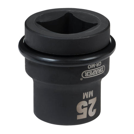 DRAPER Expert 25mm 1in. Square Drive Hi-Torq ; 6 Point Impact Socket: Model No.425-MM