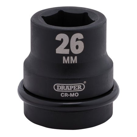DRAPER Expert 26mm 1in. Square Drive Hi-Torq ; 6 Point Impact Socket: Model No.425-MM