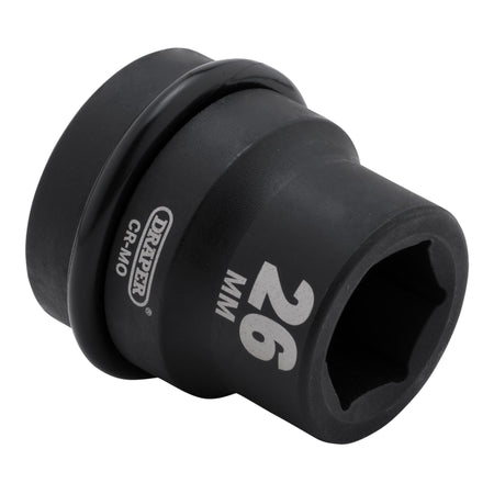 DRAPER Expert 26mm 1in. Square Drive Hi-Torq ; 6 Point Impact Socket: Model No.425-MM