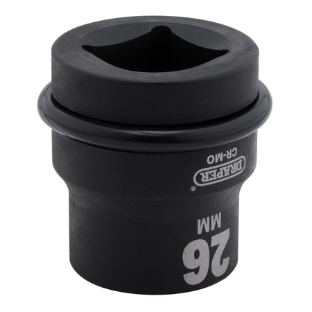 DRAPER Expert 26mm 1in. Square Drive Hi-Torq ; 6 Point Impact Socket: Model No.425-MM