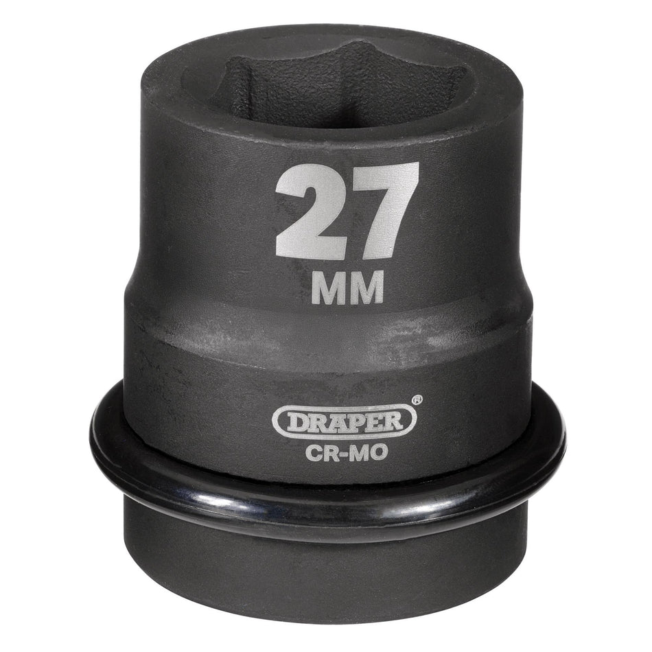 DRAPER Expert 27mm 1in. Square Drive Hi-Torq ; 6 Point Impact Socket: Model No.425-MM