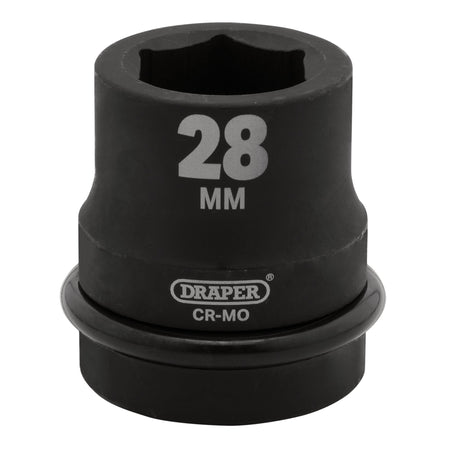 DRAPER Expert 28mm 1in. Square Drive Hi-Torq ; 6 Point Impact Socket: Model No.425-MM