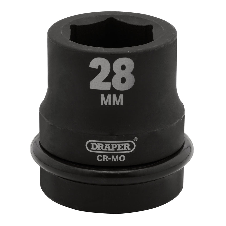 DRAPER Expert 28mm 1in. Square Drive Hi-Torq ; 6 Point Impact Socket: Model No.425-MM