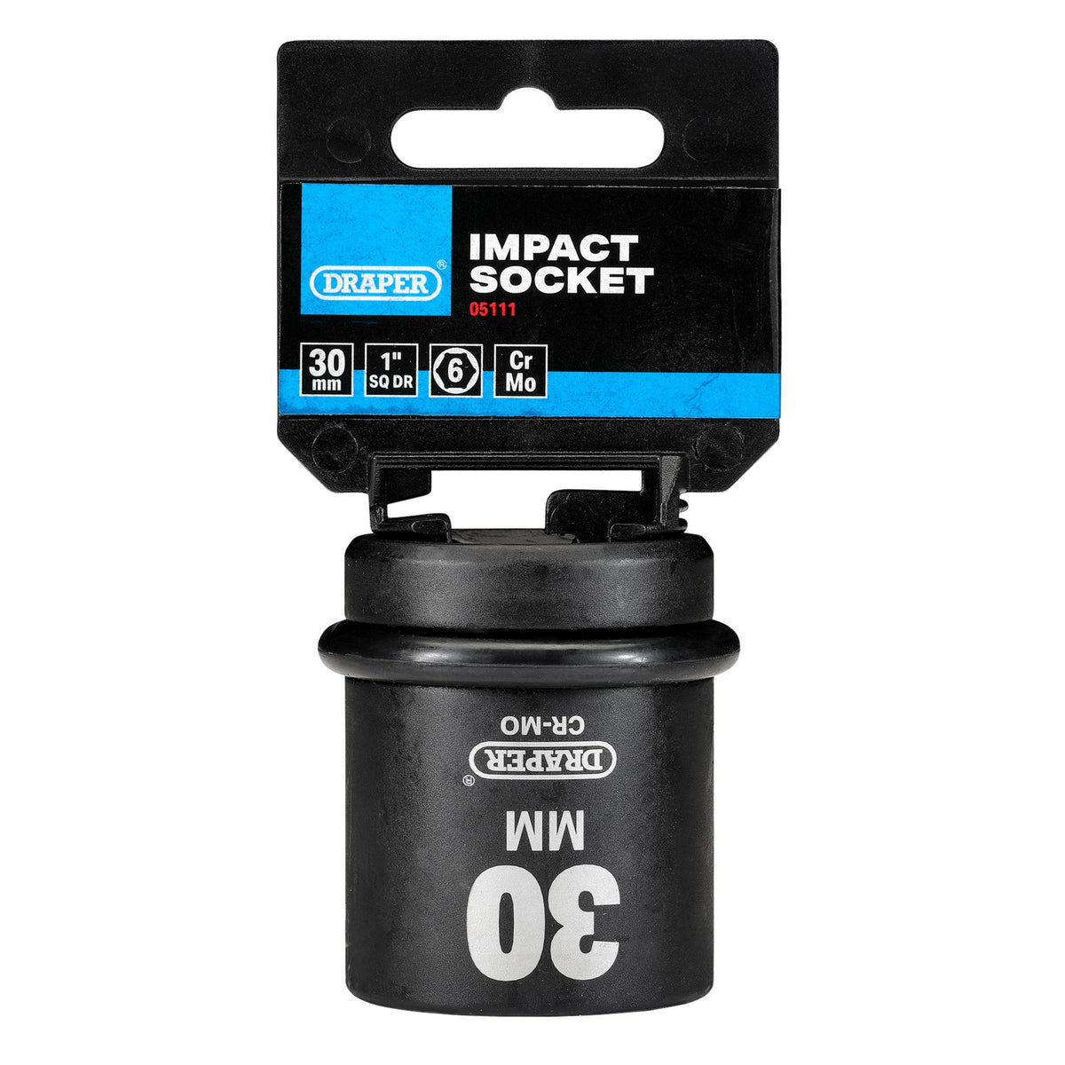 DRAPER Expert 30mm 1in. Square Drive Hi-Torq ; 6 Point Impact Socket: Model No.425-MM
