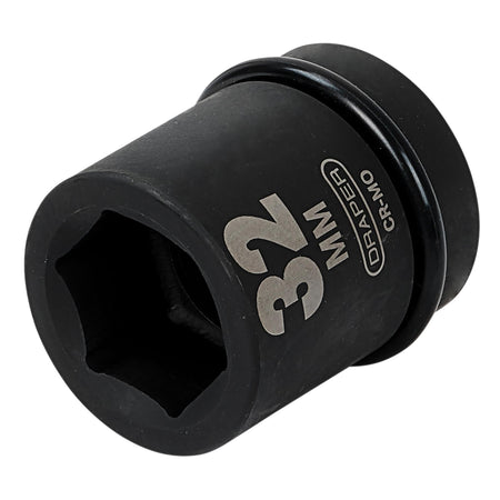 DRAPER Expert 32mm 1in. Square Drive Hi-Torq ; 6 Point Impact Socket: Model No.425-MM