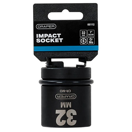 DRAPER Expert 32mm 1in. Square Drive Hi-Torq ; 6 Point Impact Socket: Model No.425-MM