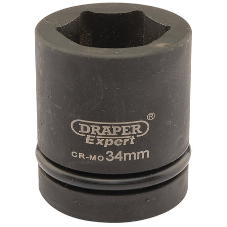 DRAPER Expert 34mm 1in. Square Drive Hi-Torq ; 6 Point Impact Socket: Model No.425-MM