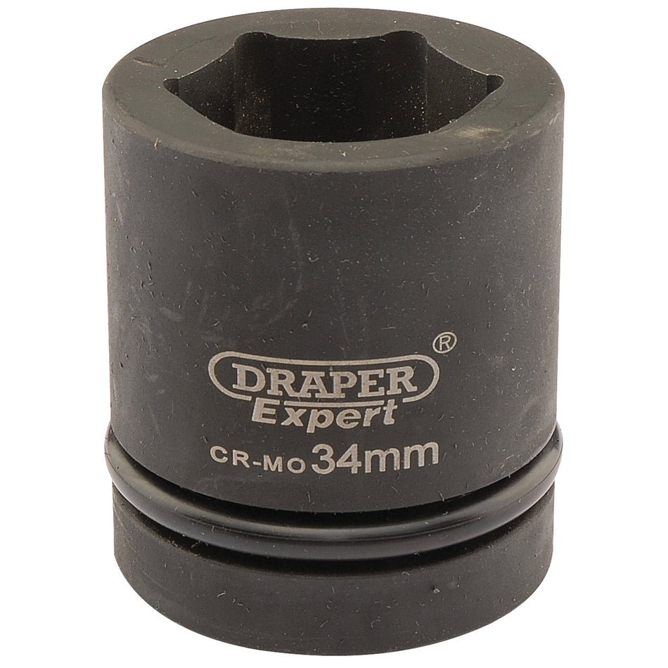 DRAPER Expert 34mm 1in. Square Drive Hi-Torq ; 6 Point Impact Socket: Model No.425-MM