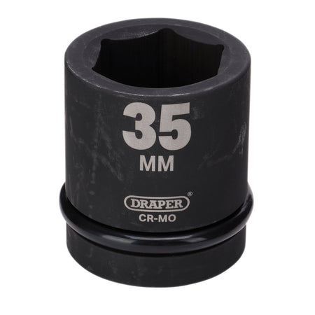 DRAPER Expert 35mm 1in. Square Drive Hi-Torq ; 6 Point Impact Socket: Model No.425-MM