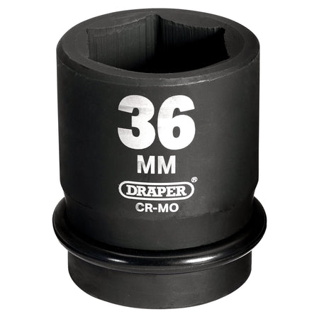 DRAPER Expert 36mm 1in. Square Drive Hi-Torq ; 6 Point Impact Socket: Model No.425-MM