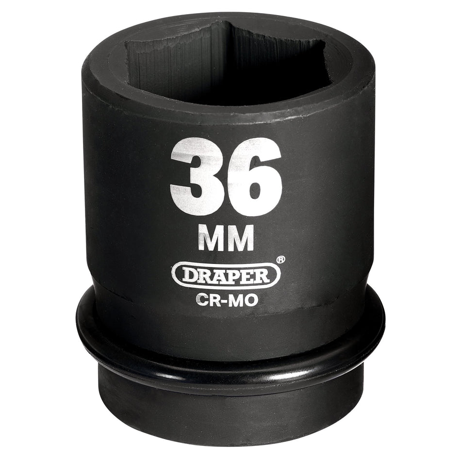 DRAPER Expert 36mm 1in. Square Drive Hi-Torq ; 6 Point Impact Socket: Model No.425-MM