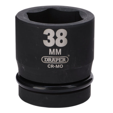 DRAPER Expert 38mm 1in. Square Drive Hi-Torq ; 6 Point Impact Socket: Model No.425-MM