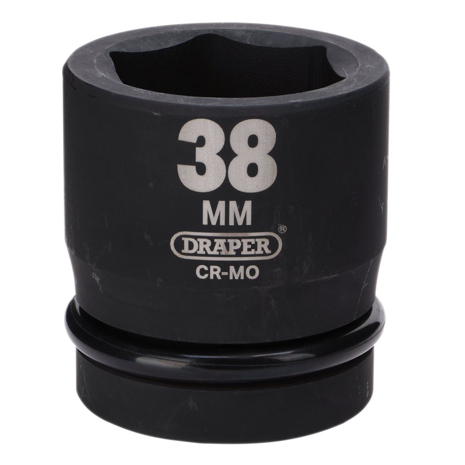 DRAPER Expert 38mm 1in. Square Drive Hi-Torq ; 6 Point Impact Socket: Model No.425-MM
