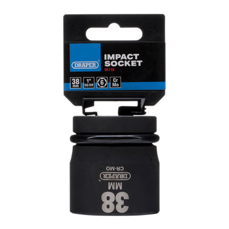 DRAPER Expert 38mm 1in. Square Drive Hi-Torq ; 6 Point Impact Socket: Model No.425-MM
