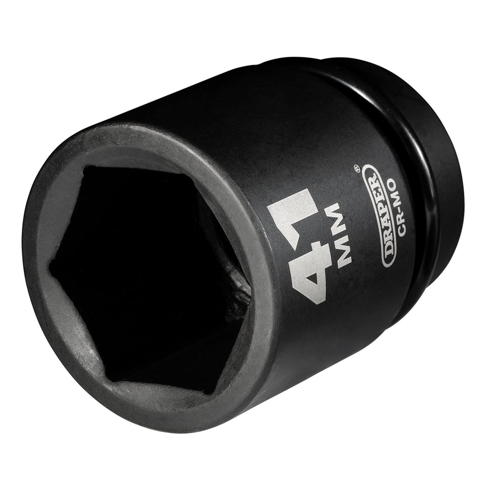 DRAPER Expert 41mm 1in. Square Drive Hi-Torq ; 6 Point Impact Socket: Model No.425-MM