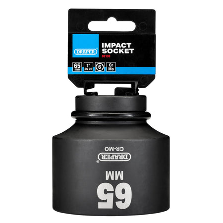DRAPER Expert 65mm 1in. Square Drive Hi-Torq ; 6 Point Impact Socket: Model No.425-MM