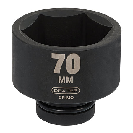 DRAPER Expert 70mm 1in. Square Drive Hi-Torq ; 6 Point Impact Socket: Model No.425-MM