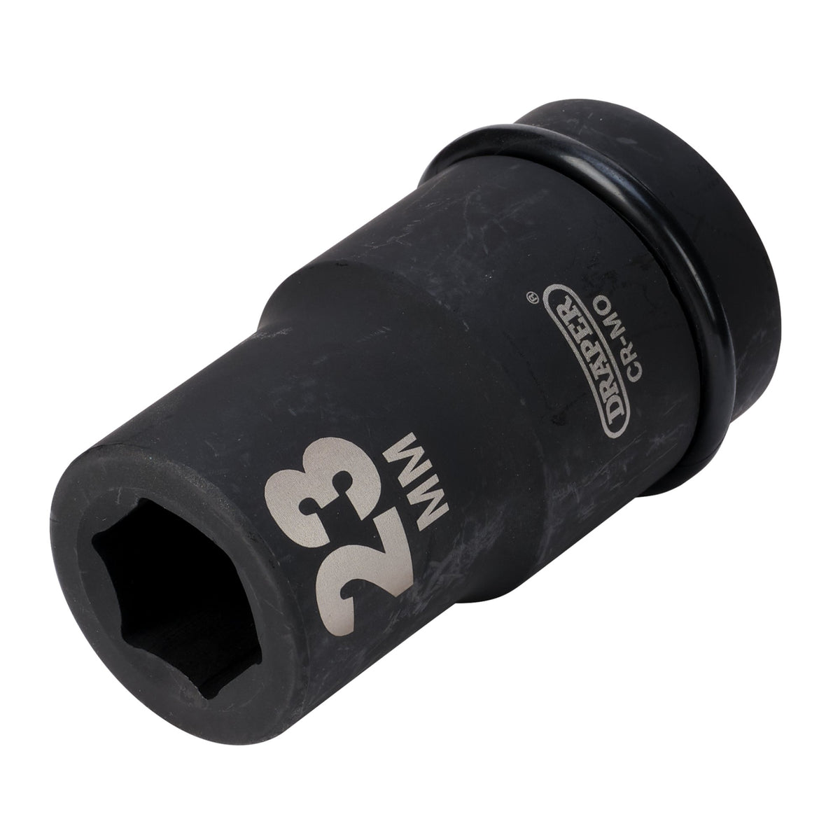 DRAPER Expert 23mm 1in. Square Drive Hi-Torq ; 6 Point Deep Impact Socket: Model No.425D-MM