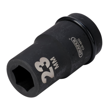DRAPER Expert 23mm 1in. Square Drive Hi-Torq ; 6 Point Deep Impact Socket: Model No.425D-MM