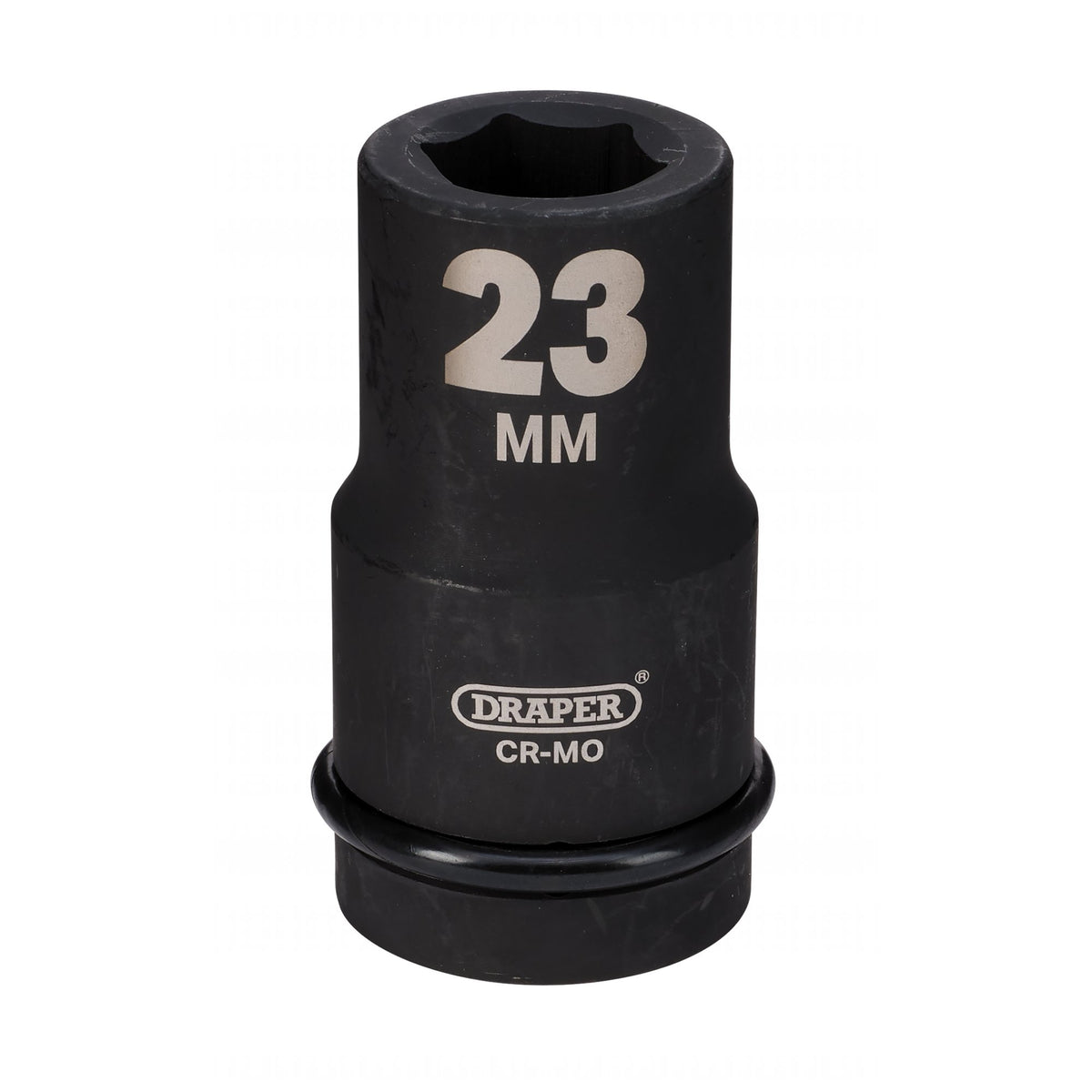 DRAPER Expert 23mm 1in. Square Drive Hi-Torq ; 6 Point Deep Impact Socket: Model No.425D-MM