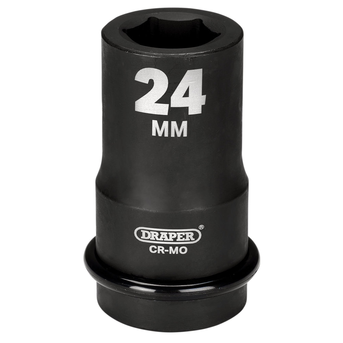 DRAPER Expert 24mm 1in. Square Drive Hi-Torq ; 6 Point Deep Impact Socket: Model No.425D-MM