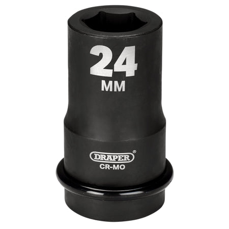 DRAPER Expert 24mm 1in. Square Drive Hi-Torq ; 6 Point Deep Impact Socket: Model No.425D-MM